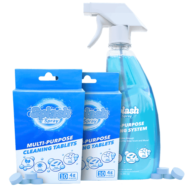 Splash Spray Tablet Pack + Free Spray Bottle