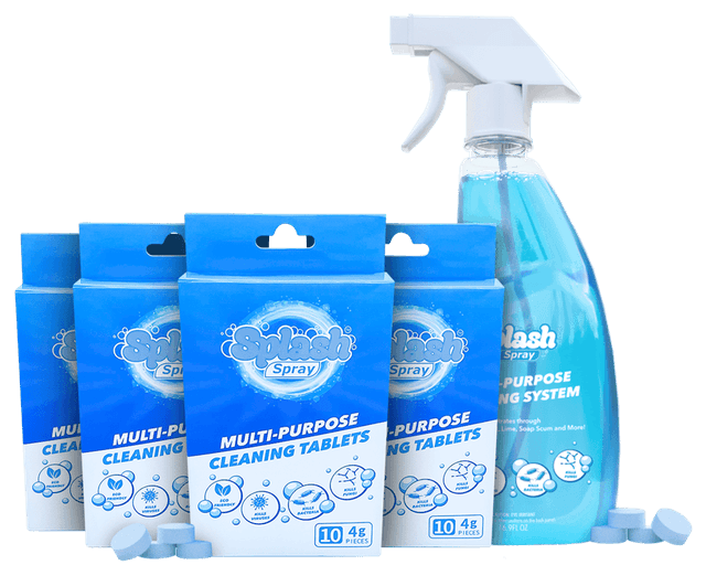 Splash Spray Tablet Pack + Free Spray Bottle